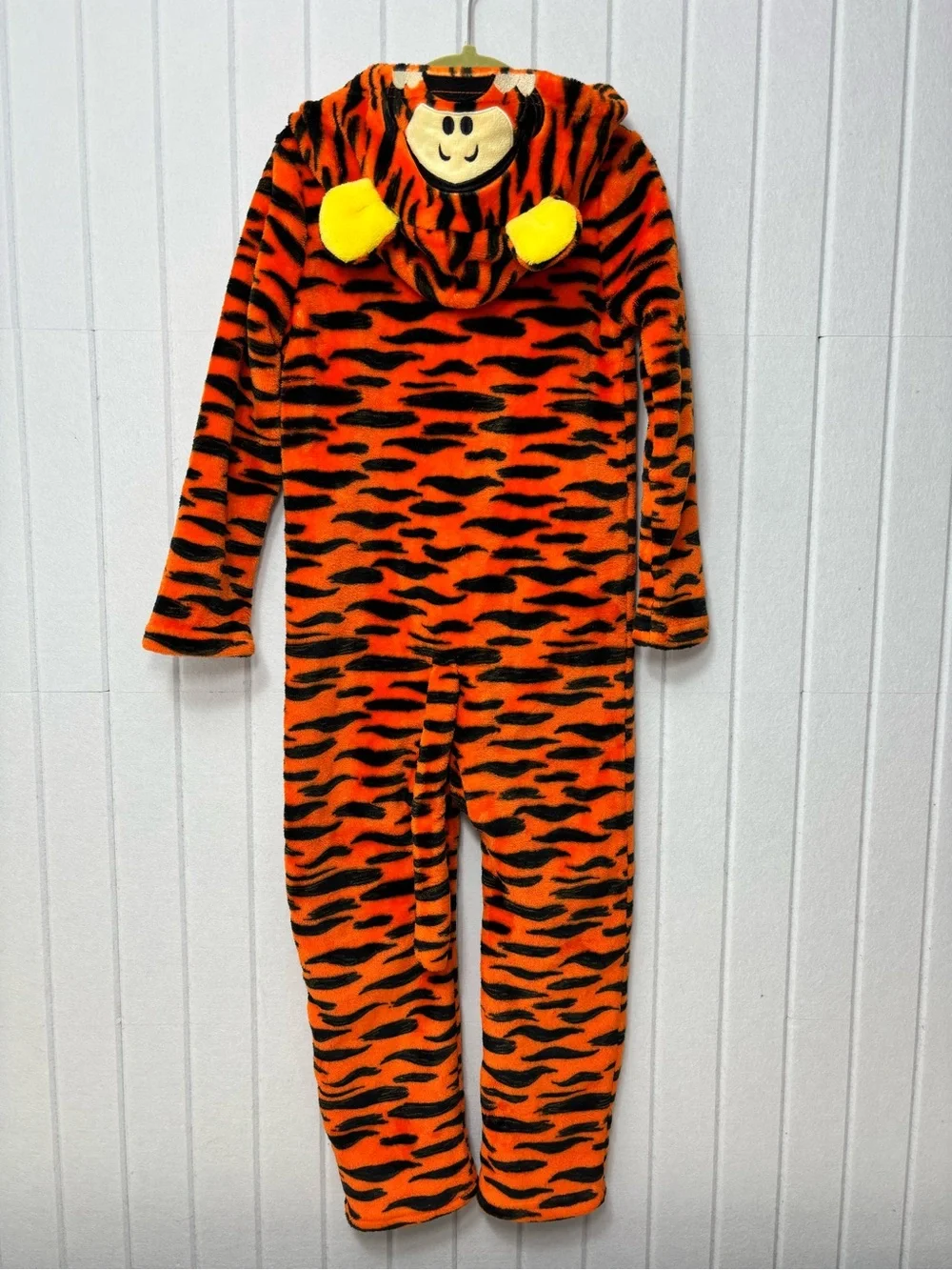 Disney Winnie the Pooh Tigger Fleece Zip Up Cosplay Coverall Tail Size 5 - Picture 5 of 14